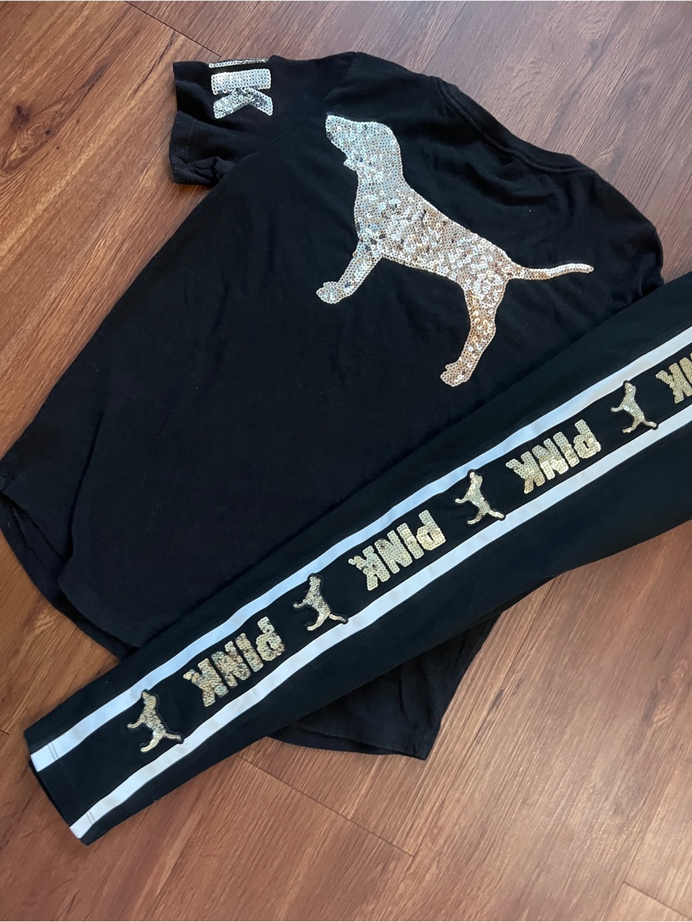 VS PINK PUP BLING RARE OUTFIT SET S/ M - Picture 2 of 12